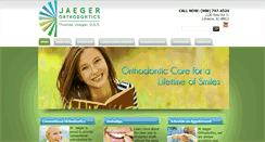 Desktop Screenshot of jaegerorthodontist.com